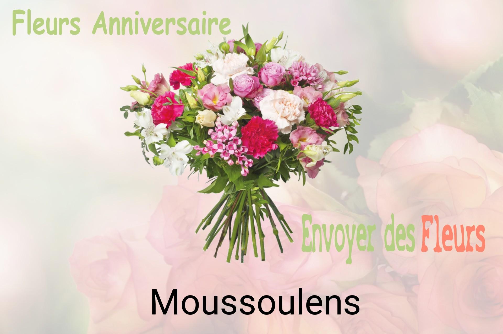 Bouquet de fleurs d’anniversaire livré à Moussoulens